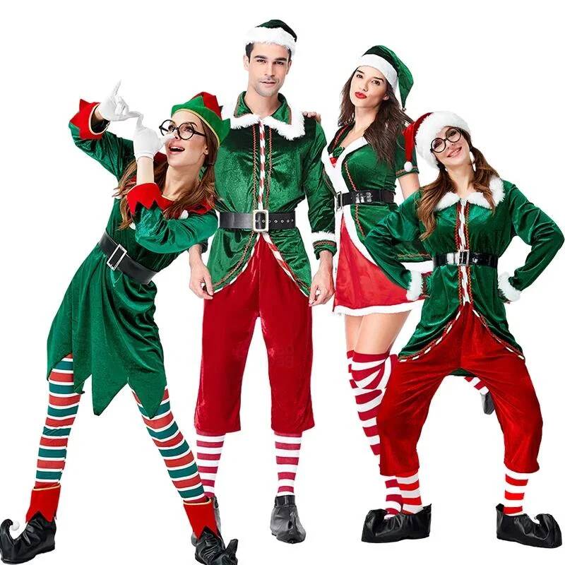 Elf Costume Christmas - Disfraz de Papá Noel, Disfraz de