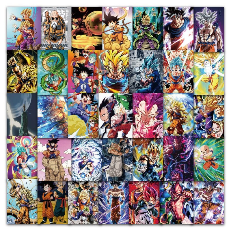 Ornament Ball Set - Paquete de 63 Pegatinas de Anime