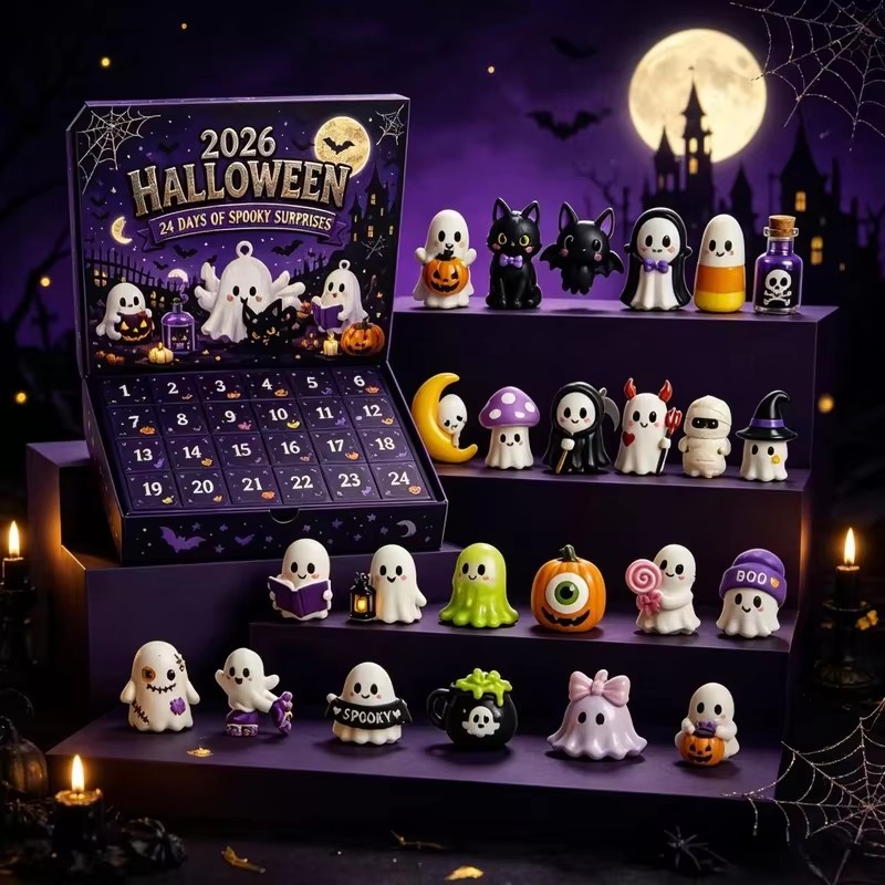 Advent Calendar Gift - NUEVO Calendario de Adviento de Halloween,