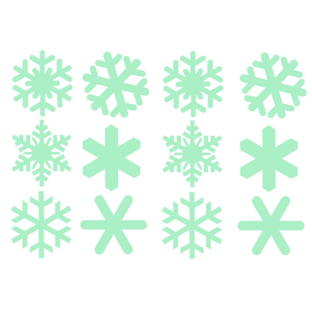 Snowflake Window Decal - 1 Juego de Adhesivos de Pared