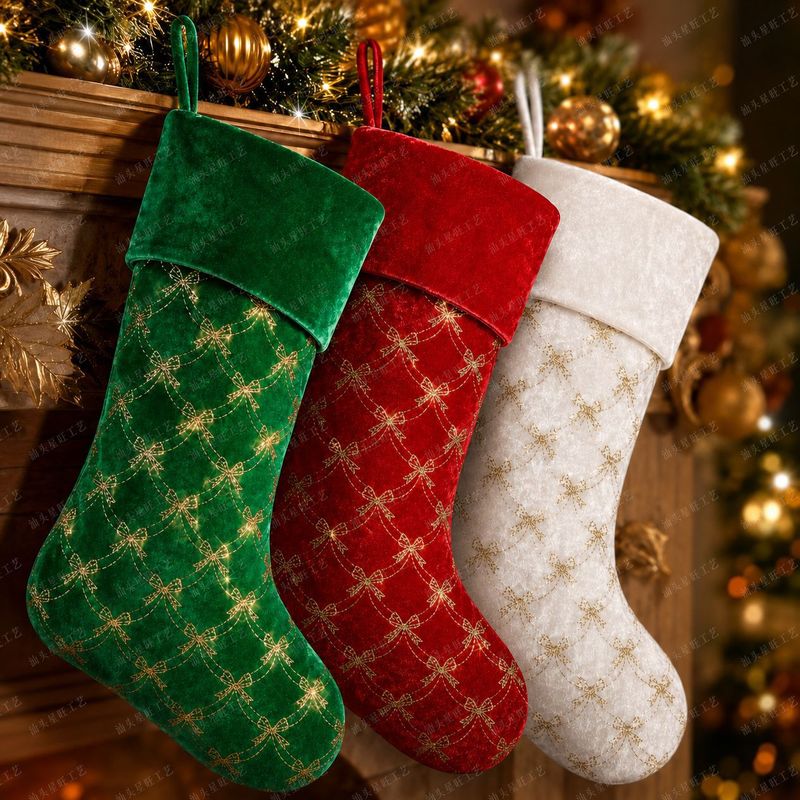 Christmas Stocking Hanging - Nuevo Adorno Navideño para Calcetines, Decoración