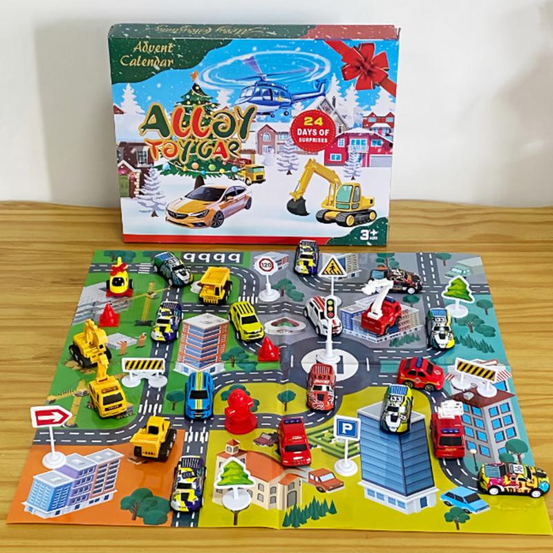 Advent Calendar Gift - Juego de 24 Uds de coches