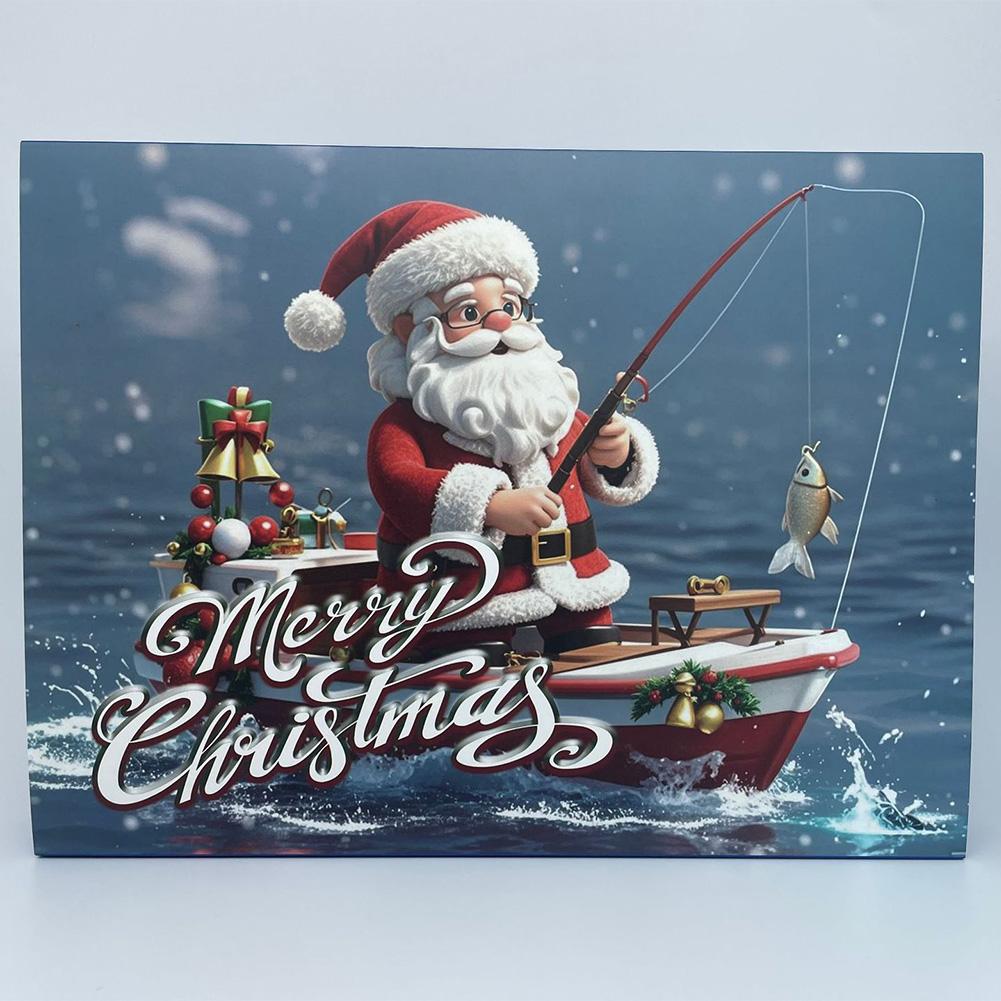 Advent Calendar Gift - Caja de Regalo de Pesca Navideña,