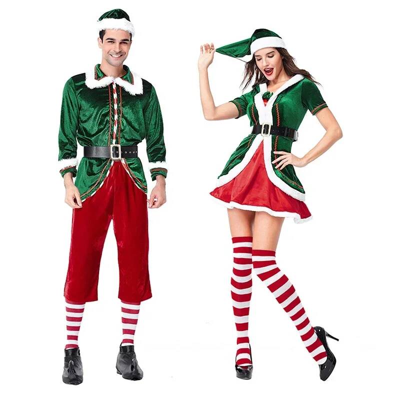 Disfraz de Papá Noel, Disfraz  - Elf Costume Christmas reseña y precio