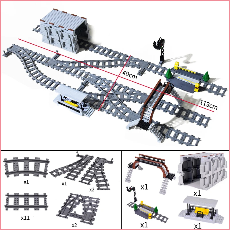 Estación de tren de ciudad, pl - Lego Set City reseña y precio