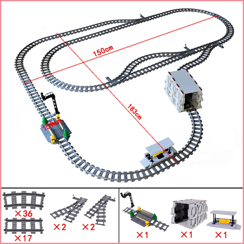 Estación de tren de ciudad, pl - Lego Set City reseña y precio