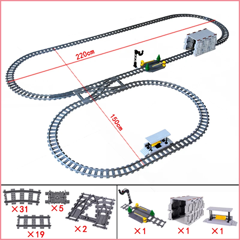 Estación de tren de ciudad, pl - Lego Set City reseña y precio