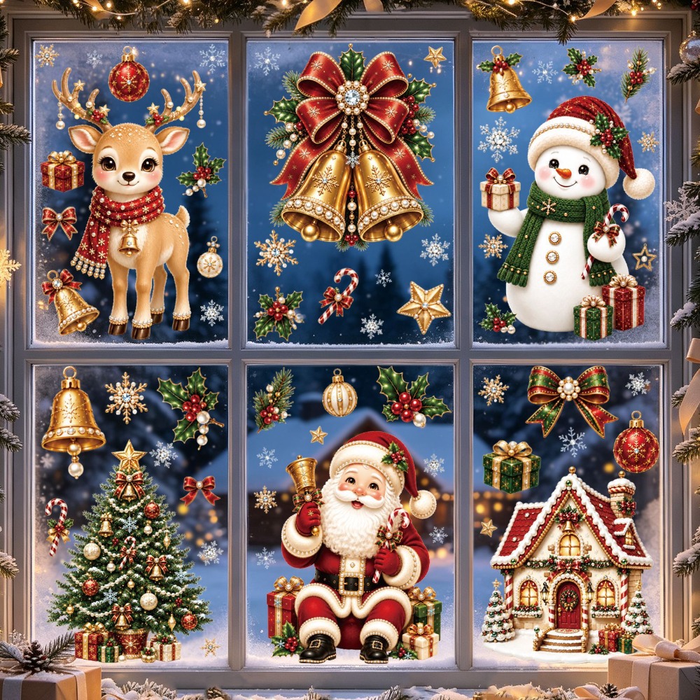 Navidad 2027 Nuevas Pegatinas  - Snowflake Window Decal reseña y precio