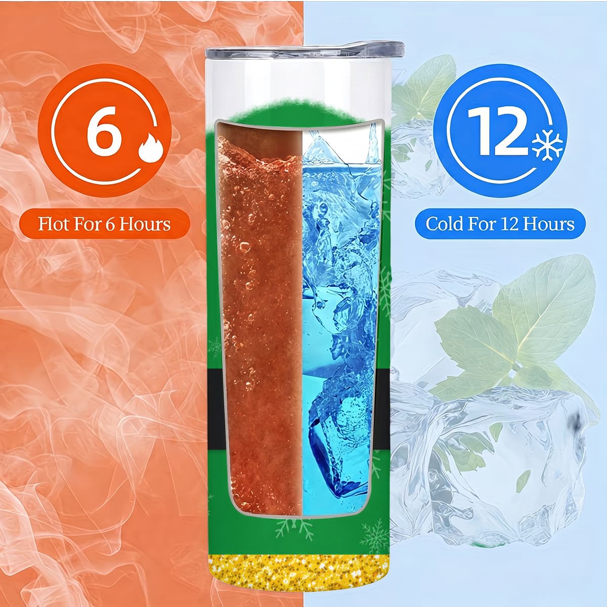 1 vaso térmico de acero inoxid - Elf Costume Christmas reseña y precio